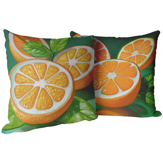 Sliced Oranges Pillow